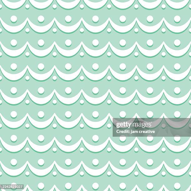 modern abstract winter pattern - christmas bunting stock illustrations