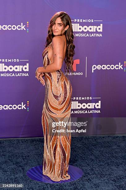 Isabella Ladera attends the 2025 Billboard Latin Music Awards at James L. Knight Center on October 23, 2025 in Miami, Florida.