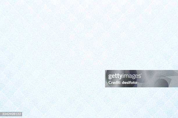 blank empty full frame diamond pattern slanted checked design knitted woven design calm serene soft pastel white sky blue vector background with faded subtle weaving grid design textured wallpaper - ribbed fabric stock illustrations