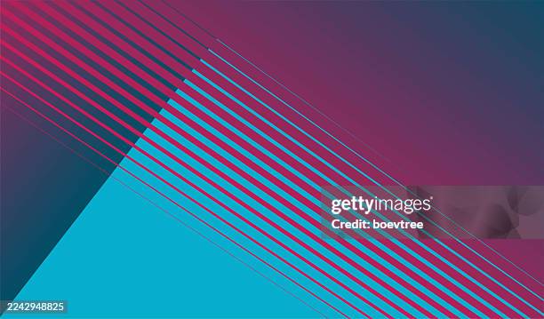 abstract gradient line change to thin grids pattern template cover background - thick arrow stock illustrations