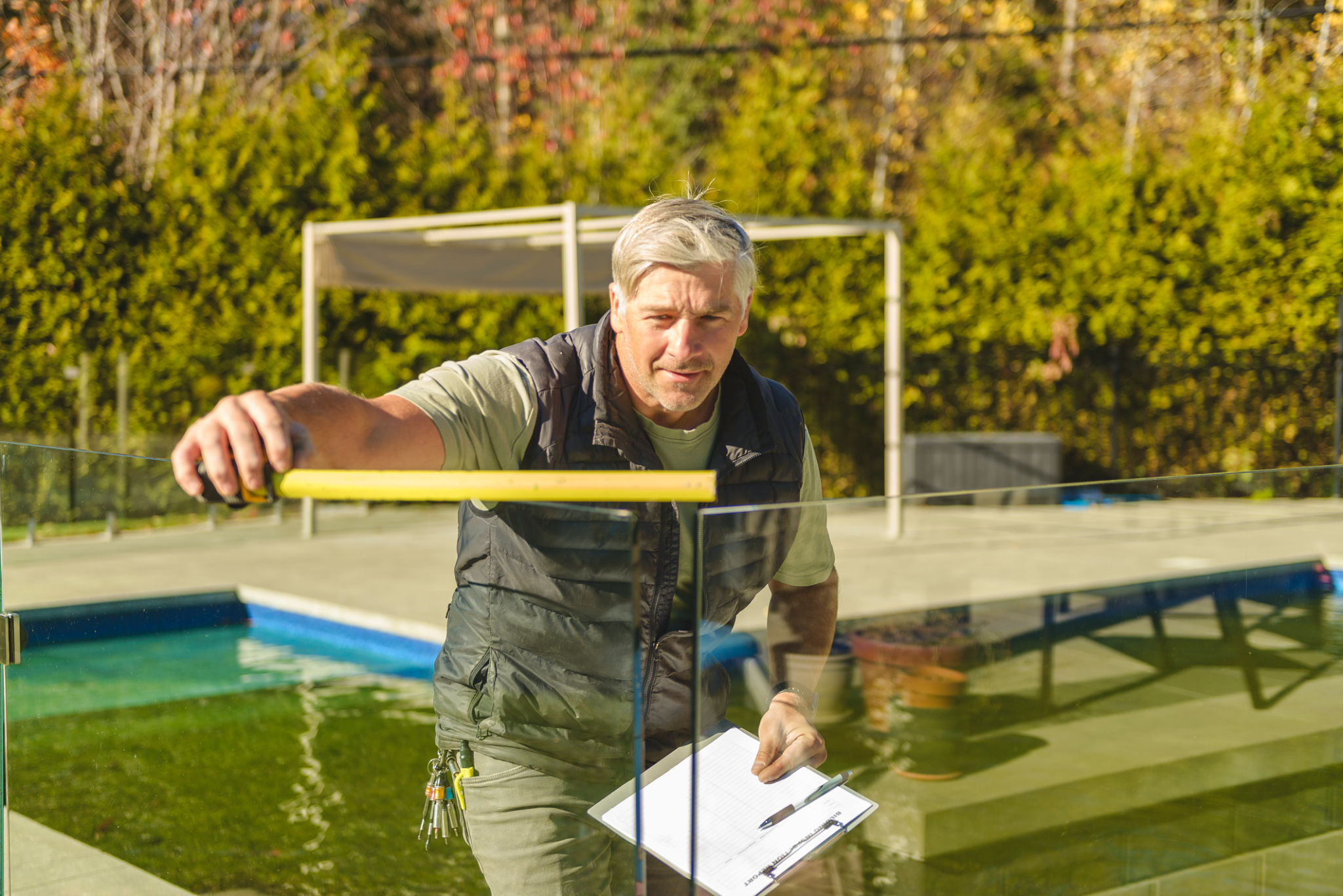pool equipment inspection
