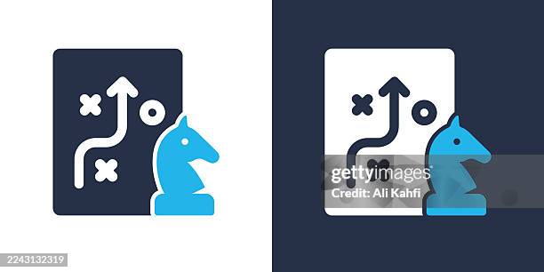 strategy glyph solid icon. solid icon that can be applied anywhere, simple, pixel perfect and modern style. - interactive presentation stock illustrations