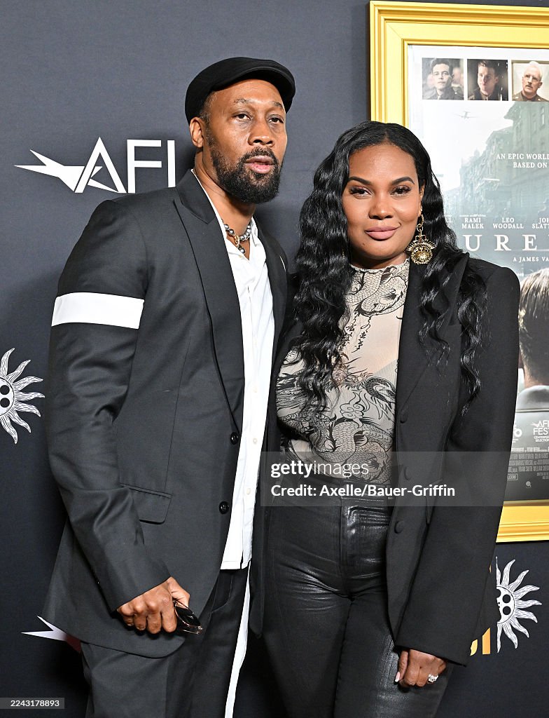 RZA and Talani Rabb attend the 2025 AFI FEST - "Nuremberg" Premiere ...