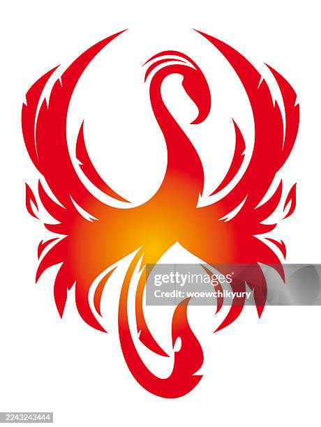phoenix vector - falcon stock illustrations