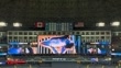 The stadium Jumbotron displays Toronto Blue Jays and 2025 World ...