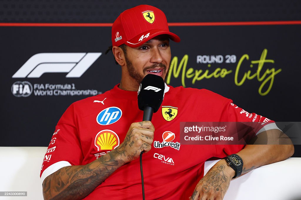 Third placed qualifier Lewis Hamilton of Great Britain and