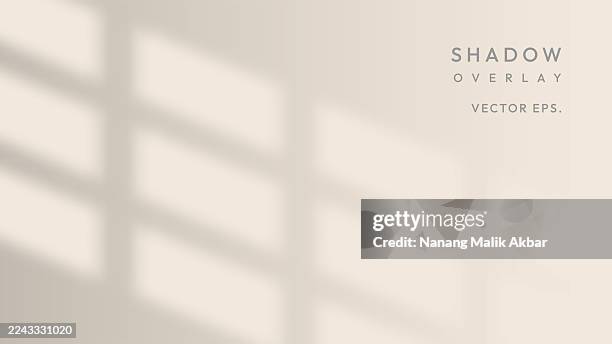 shadow window with transparent background for design mockup - shadow overlay stock illustrations
