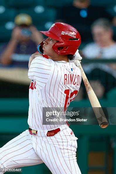 Bryan Rincon Bryan Rincon of the Surprise Saguaros hits a two-run home run during ...