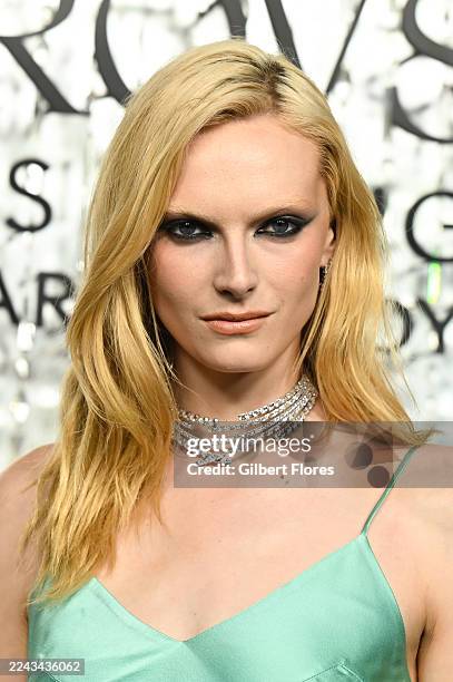 Alex Consani at Swarovski Masters of Light Opening Celebration on October 28, 2025 in Los Angeles, California.