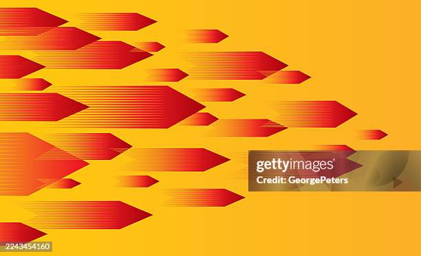 vertical arrow symbols, abstract background - fast forward stock illustrations