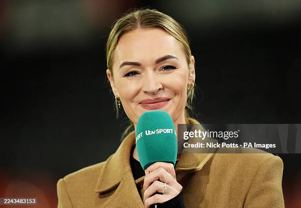 Laura Woods after the international friendly match at Pride Park Stadium, Derby. Picture date: Tuesday October 28, 2025.