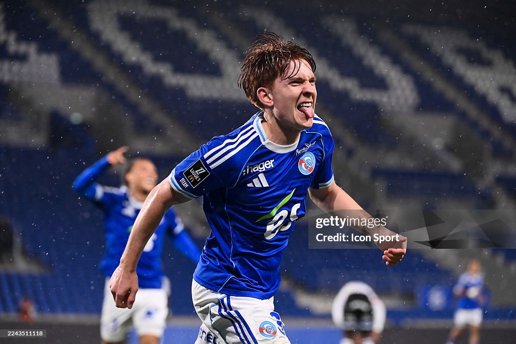Valentin BARCO Of Strasbourg During The Ligue 1 McDonald s Match valentin-barco-of-strasbourg-during-the-ligue-1-mcdonald-s-match