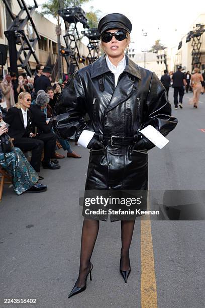 Miley Cyrus attends Vogue World: Hollywood 2025 at Paramount Studios on October 26, 2025 in Los Angeles, California.