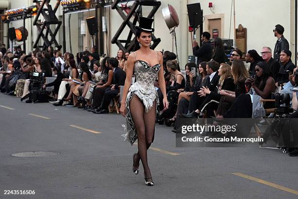 Kendall Jenner walks the runway during Vogue World: Hollywood 2025 at Paramount Studios on October 26, 2025 in Los Angeles, California.