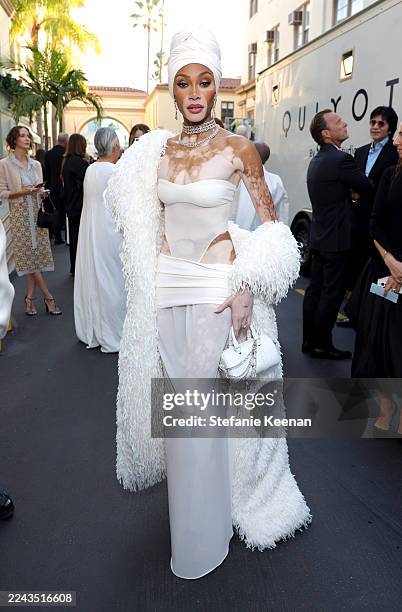 Winnie Harlow attends Vogue World: Hollywood 2025 at Paramount Studios on October 26, 2025 in Los Angeles, California.