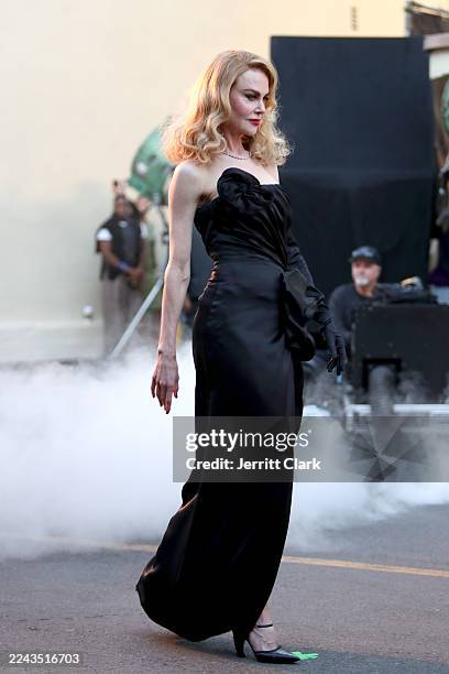 Nicole Kidman walks the runway during Vogue World: Hollywood 2025 at Paramount Studios on October 26, 2025 in Los Angeles, California.