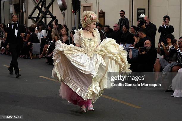Julia Garner walks the runway during Vogue World: Hollywood 2025 at Paramount Studios on October 26, 2025 in Los Angeles, California.