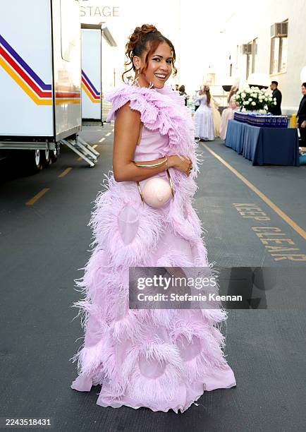 Aimee Kelly attends Vogue World: Hollywood 2025 at Paramount Studios on October 26, 2025 in Los Angeles, California.