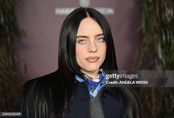 Singer/songwriter Billie Eilish attends the WSJ Innovator Awards in New York on October 29, 2025.