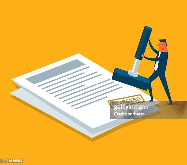 rejected document - rejected stamp stock illustrations