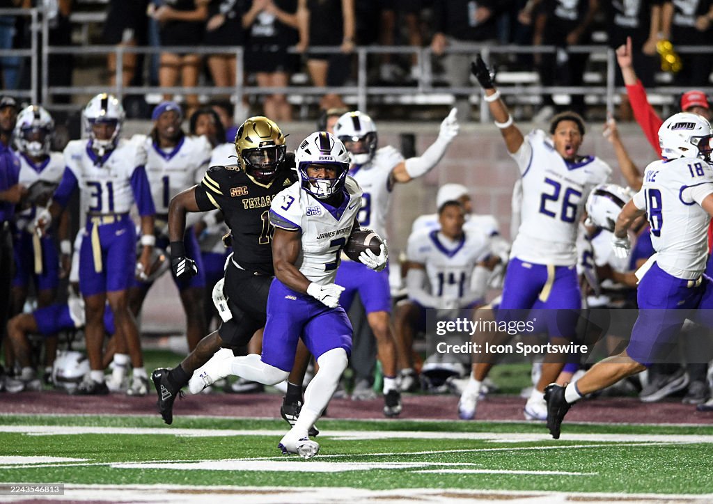 COLLEGE FOOTBALL: OCT 28 James Madison at Texas State