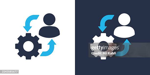 management glyph solid icon. solid icon that can be applied anywhere, simple, pixel perfect and modern style. - setting up camera stock illustrations