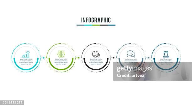 infographic element - three step process stock illustrations