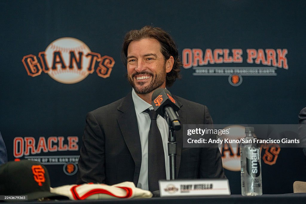 San Francisco Giants Introduce Manager Tony Vitello