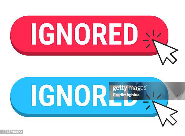 Ignoring Conversion Icon 116 Ignore Icon High Res Illustrations - Getty Images