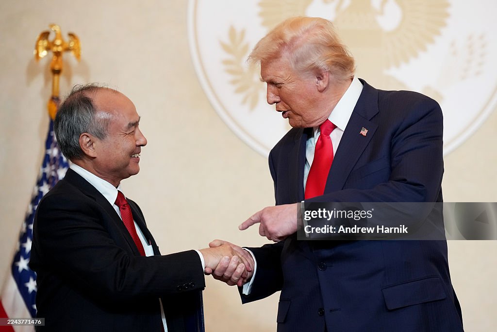 U.S. President Trump Meets With Japanese Business Leaders In Tokyo