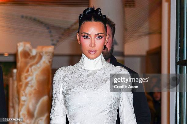 Kim Kardashian seen in Midtown on October 28, 2025 in New York City.