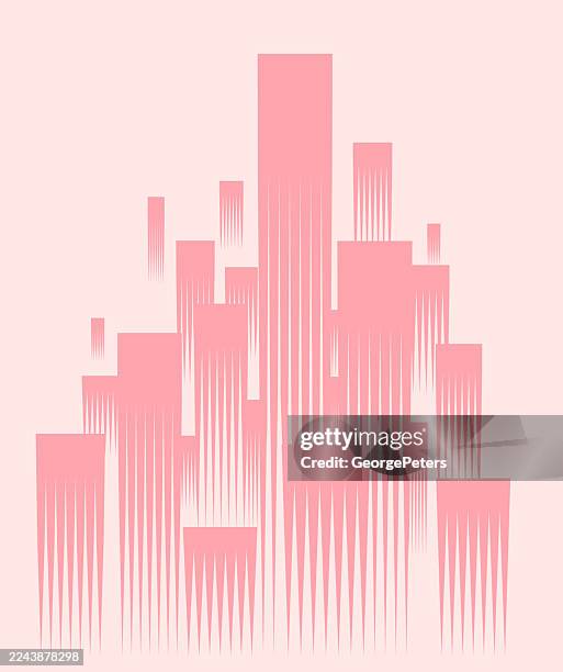 vertical bars, striped abstract background - blurry office background stock illustrations