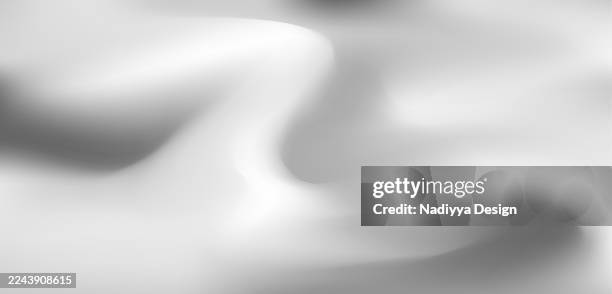 abstract background design with wave texture with white, gray and black gradient colors. - liquid chrome stock illustrations