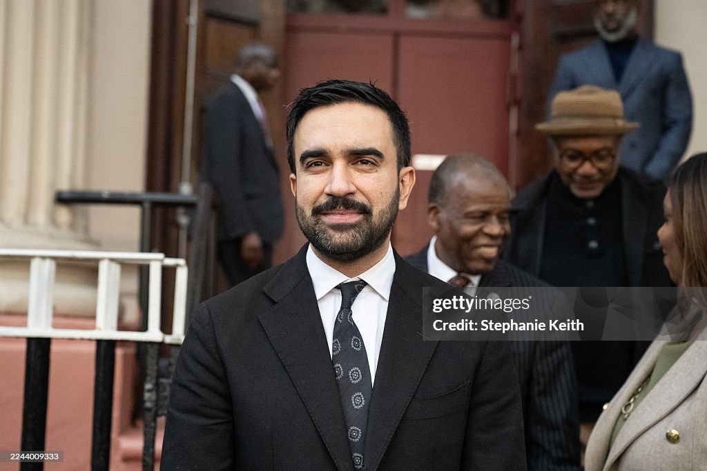 NYC Mayoral Candidate Zohran Mamdani Campaigns Ahead Of Next Week's Election