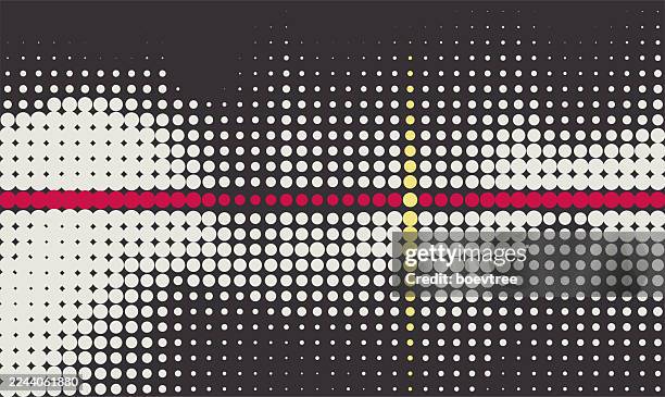 abstract fluidity half tone dots texture design element backgrounds - macro landscape stock illustrations