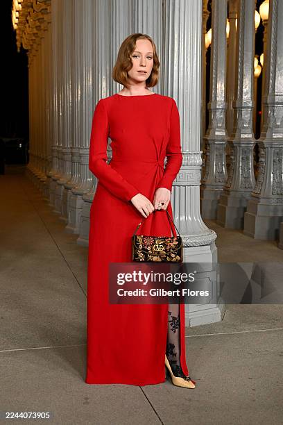 Hannah Einbinder at the 2025 LACMA Art + Film Gala held at LACMA on November 01, 2025 in Los Angeles, California.