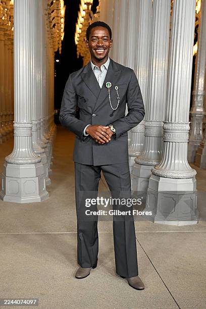 Damson Idris at the 2025 LACMA Art + Film Gala held at LACMA on November 01, 2025 in Los Angeles, California.
