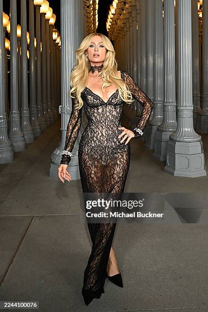 Paris Hilton at the 2025 LACMA Art + Film Gala held at LACMA on November 01, 2025 in Los Angeles, California.