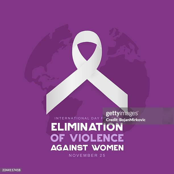international day for the elimination of violence against women banner, november 25. vector - sexual harassment stock illustrations