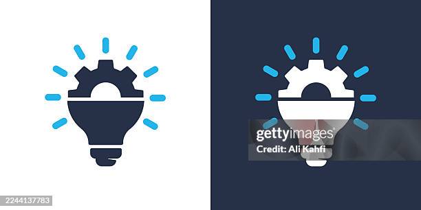 innovation glyph solid icon. solid icon that can be applied anywhere, simple, pixel perfect and modern style. - incubator stock illustrations