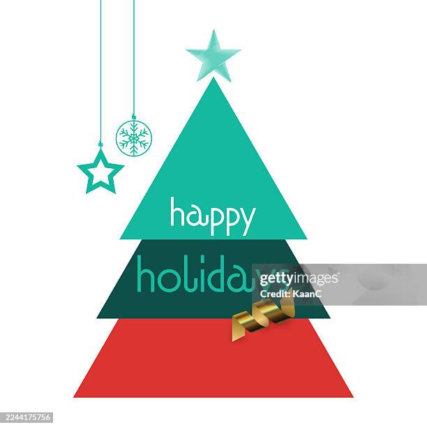 happy holidays lettering vector stock illustration. holiday lettering vector illustration. stock illustration - happy holidays around the world stock illustrations