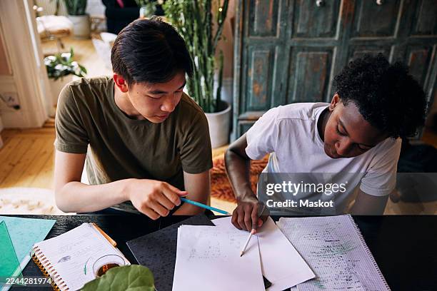 Friends Doing Math Homework 522 Math Equations Teen Stock Photos, High-Res Pictures, and Images ...