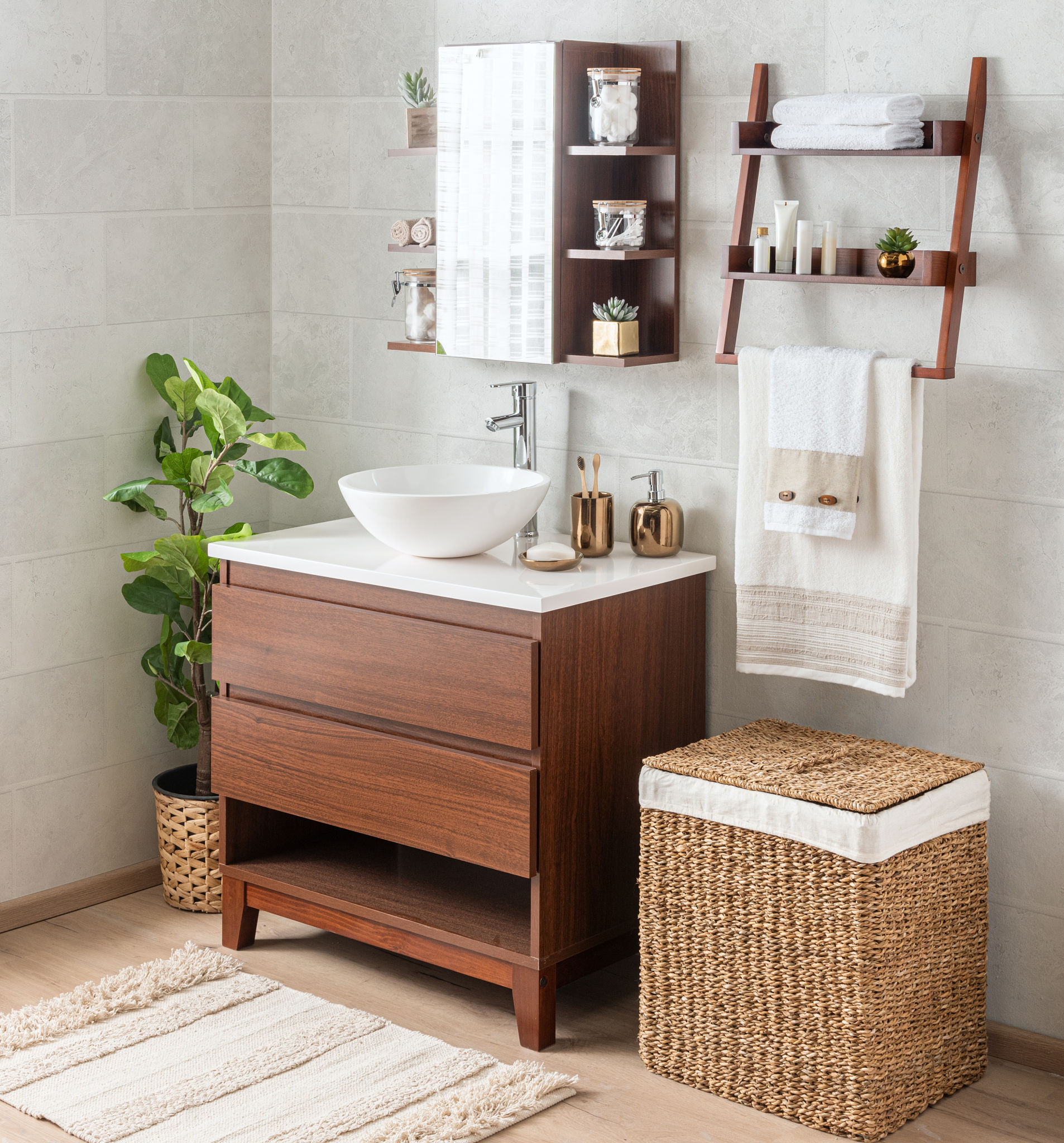 small bathroom storage