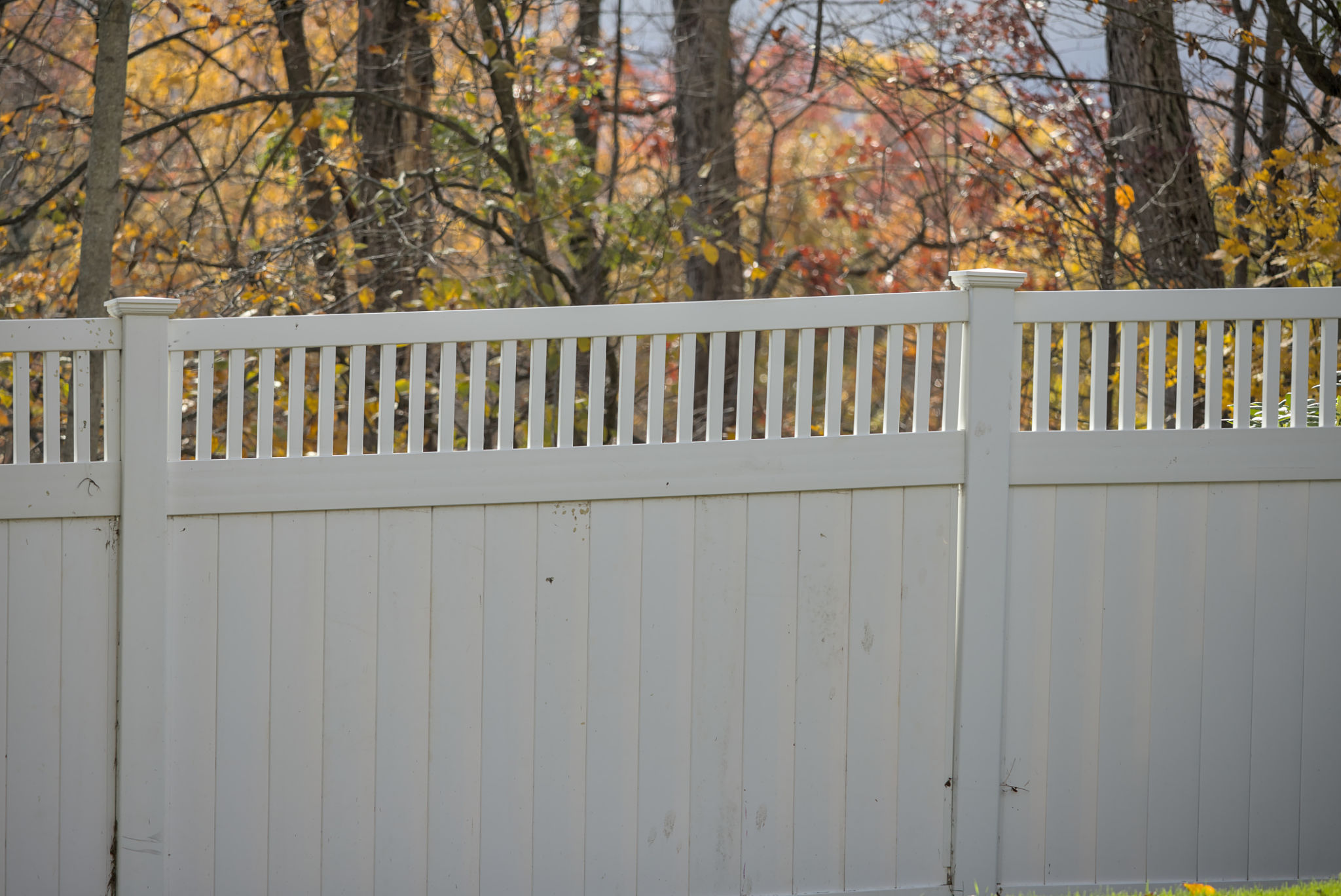 wood vinyl fence