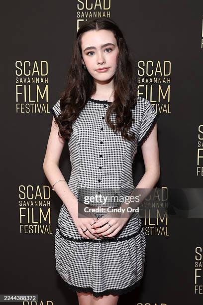 Clara Stack On Railing Clara Stack attends the 28th SCAD Savannah Film Festival on October ...