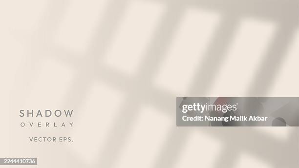 shadow window with transparent background for design mockup - window frame isolated stock illustrations