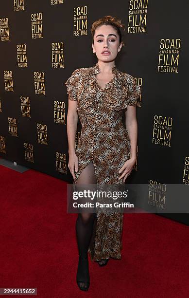 Actress Rachel Sennot attends the 28th SCAD Savannah Film Festival on October 31, 2025 in Savannah, Georgia.