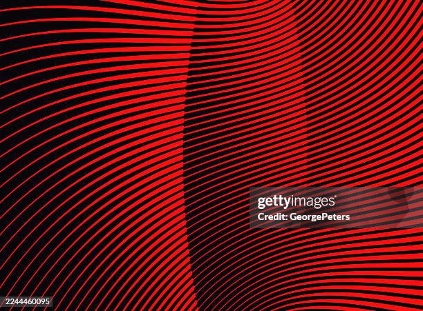 abstract background with concentric flowing stripes - quilted background stock illustrations