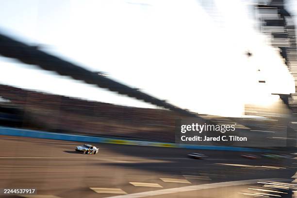 Taylor Gray, driver of the Operation 300 Toyota, drives during the NASCAR Xfinity Series Championship at Phoenix Raceway on November 01, 2025 in...