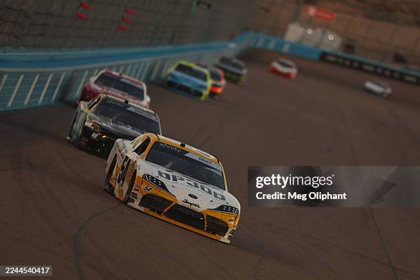 Taylor Gray, driver of the Operation 300 Toyota, drives during the NASCAR Xfinity Series Championship at Phoenix Raceway on November 01, 2025 in...